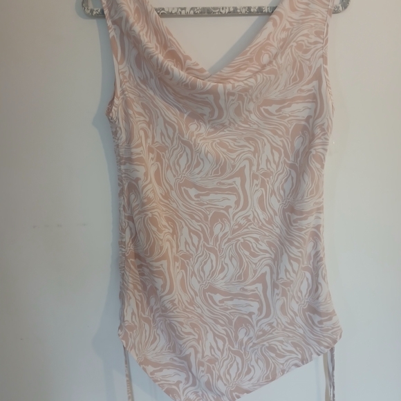 Bliss Swirl Patterned Tank Top in Soft Pink - Picture 6 of 9